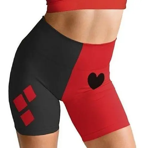 DC Comics Harley Quinn Seamless Biker Shorts