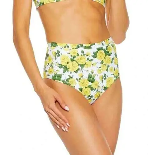 ONIA NEW Bikini Regina Bottom Liberty Rose Floral Print Size Large