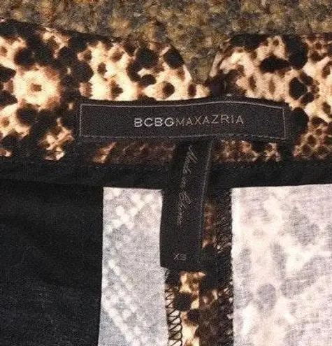 BCBGMAXAZRIA Snake Skin Shorts