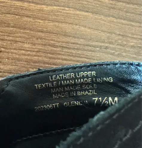 Alex Marie "Geneva" Black Ankle Suede Booties-Size 71/2 M