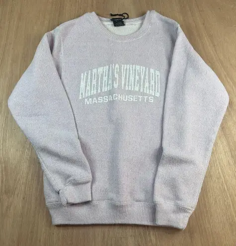 Vintage Martha’s Vineyard Sweatshirt Small Purple USA Isaac’s Designs Sports