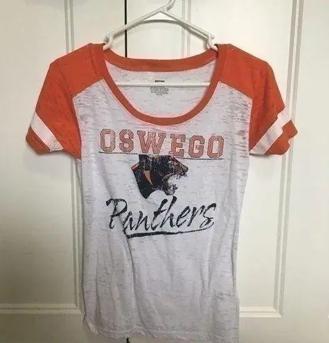 Oswego High School Panthers woman’s size medium scoop neck T