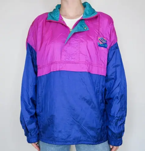 Umbro Vintage 90s Colorblock Pullover Windbreaker