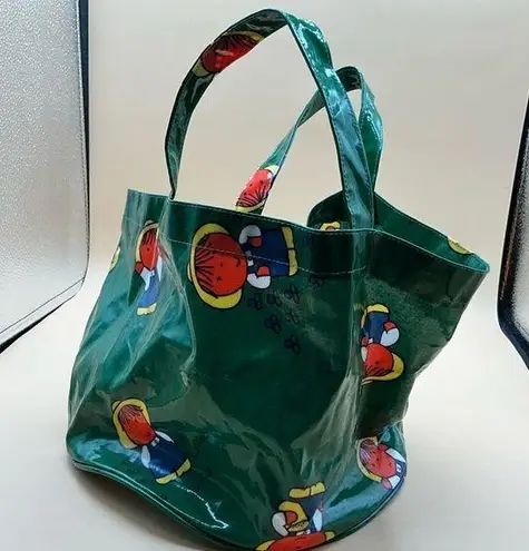 Vintage Rare Dick Bruna Miffy 1984 Meris Large Brigt Circular Lightweight Tote Green