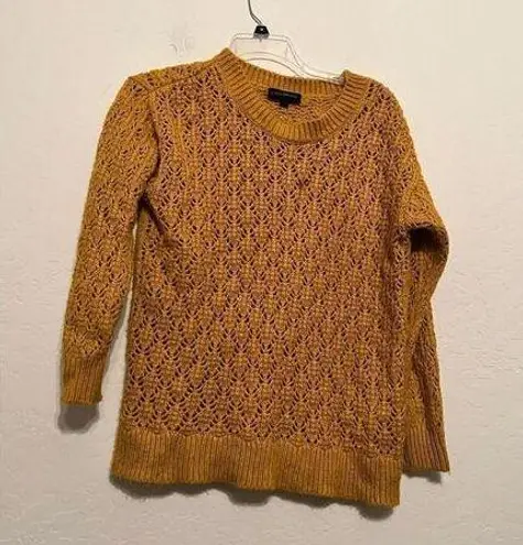 Lane Bryant  yellow pumpkin chunky grandpa sweater size 14 16 ￼