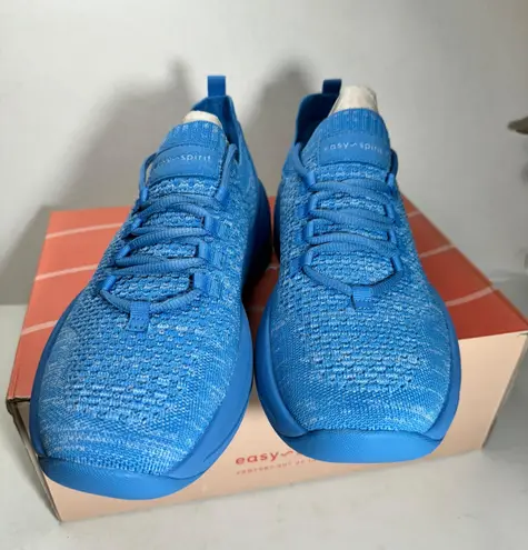 Easy Spirit Power Lace-Up Platform Sneakers Blue casual classic summer comfy