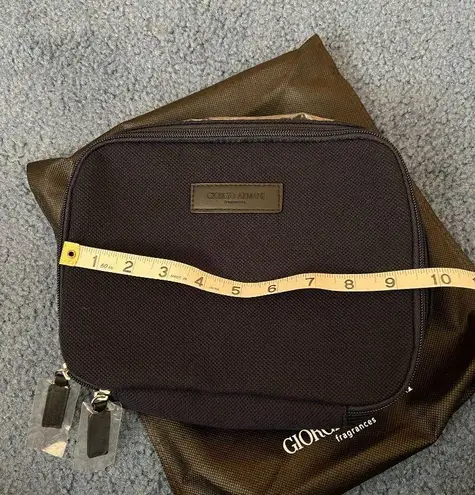 Giorgio Armani Beauty Navy Square Cosmetic Case Bag Pouch