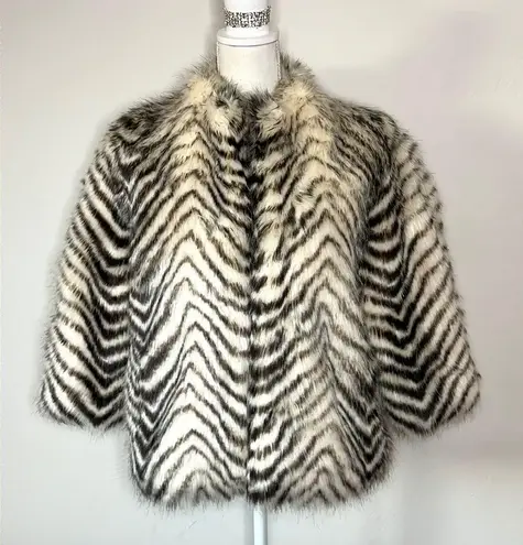 Vintage Faux Fur Jacket Brown