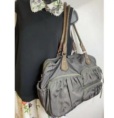 MZ Wallace bag black fabric tote