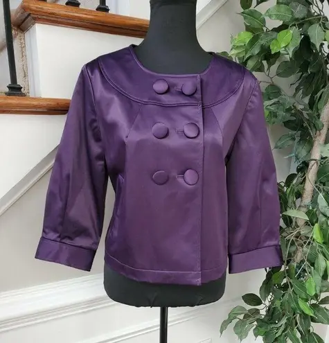 Apt. 9  Purple Long Sleeve Buttons Casual jacket