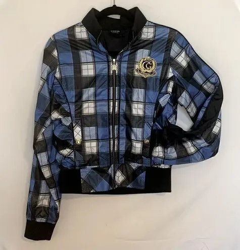 COOGI Vintage blue plaid jacket size M