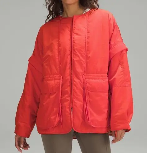 Lululemon  Insulated convertible jacket size L in solar orange