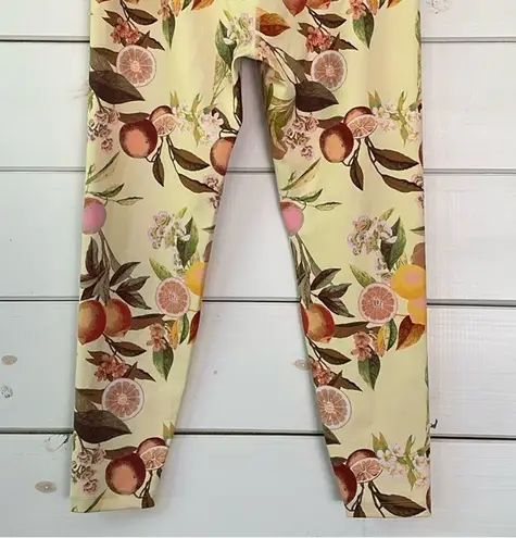 Beyond Yoga Olympus High Waist Leggings Limoncello Leafy Citrus NEW Size XL