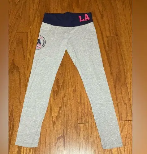 Terranova - L.A gray and blue leggings Size XL