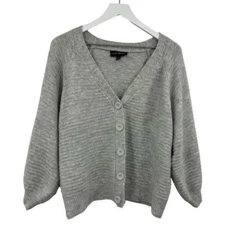 Lane Bryant  Gray Balloon Sleeve Cardigan Sweater Size 14/16