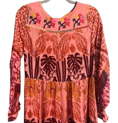 Farm Rio NWT Ainika Print Macaws Maxi Dress Size XS