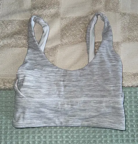 Lululemon  Align Reversible Bra *Light Support, A/B Cups Gray and White Size 2 thumbnail 1
