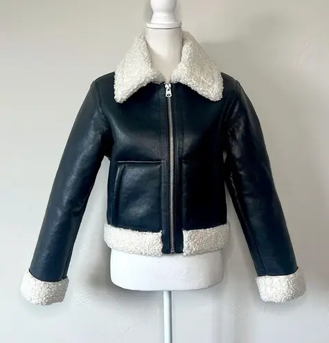 Abercrombie & Fitch  Vegan Leather Jacket