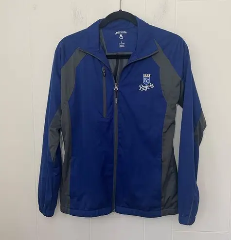 Antigua Kansas City Royals Full Zip Jacket ~ Zip Pockets ~ Women’s Size Small