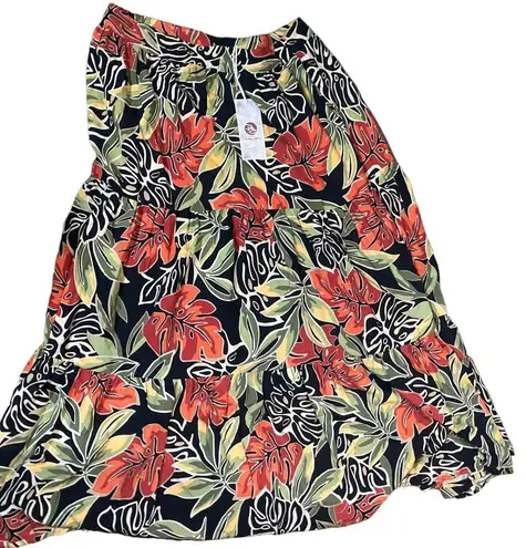 Panama Jack NWT , Long, Floral, Lightweight, Medium, Maxi Skirt.