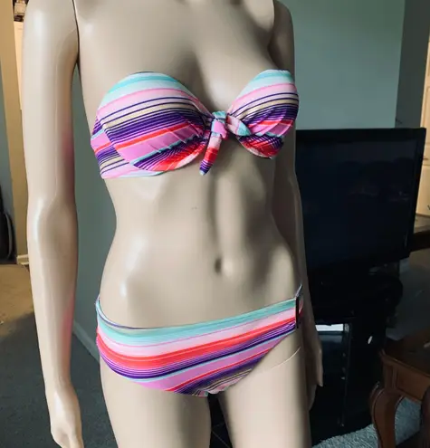 Victoria's Secret Victoria Secret Bandeau Bikini Set 