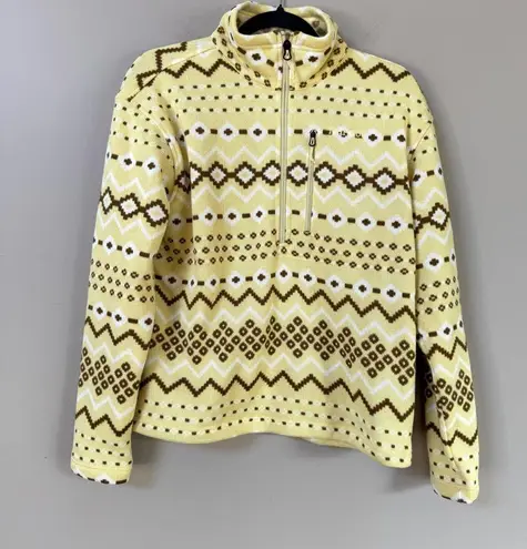 Marmot Heavyweight Drop Line Printed Half-Zip Fleece Pullover Nordic / Wheat S