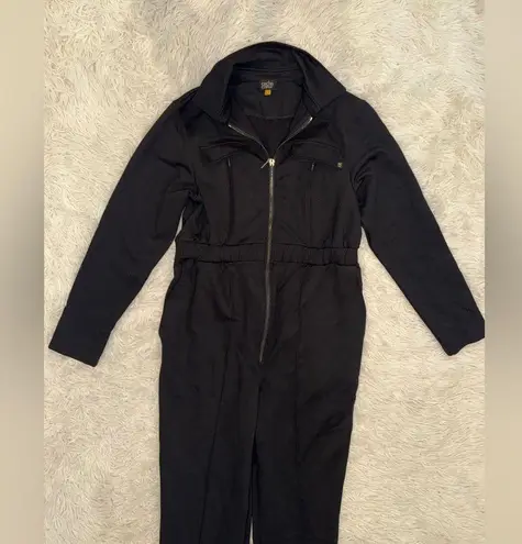 NEW Cache Coeur Pablo Long Sleeve Maternity Nursing Black Jumpsuit sz S