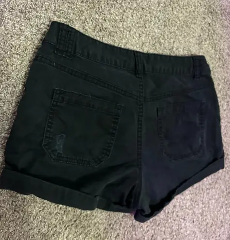 Mossimo Denim Black Short Shorts