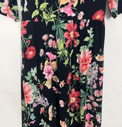 Beeson River Floral Maxi Pullover Dress Size Small Pink