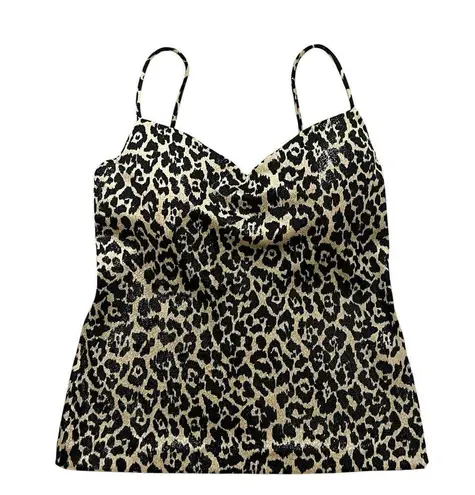 La Perla Ritmo Corset Padded Underwire Bustier Leopard Top Italy Women’s 46/S