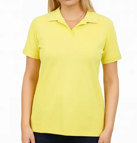 Cutter and Buck Yellow Short Sleeve Polo T-Shirt