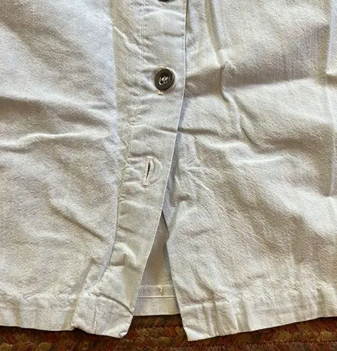 VTG LIGH WASH DENIM BUTTON UP MIDI MAXI SKIRT WESTERN COWGIRL BOHO Blue