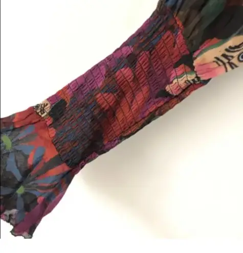 Farm Rio BIRD FLOWERS MAXI DRESS NWOT SIZE XS