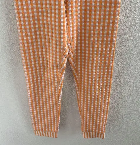 The Upside Yellow Check Active Pants Legging XS