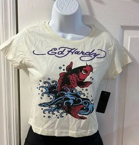 Ed Hardy NWT  Crop top size M