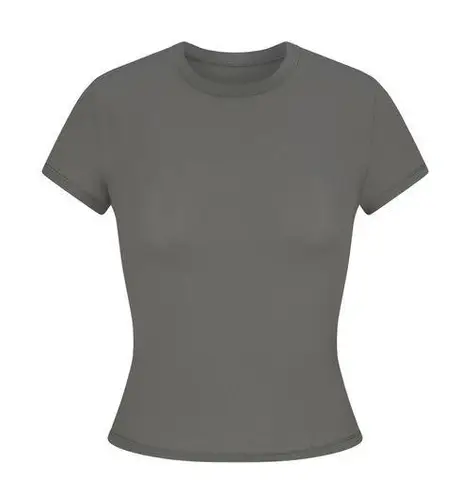 SKIMS NWT  Fits Everybody T Shirt Gunmetal - Large