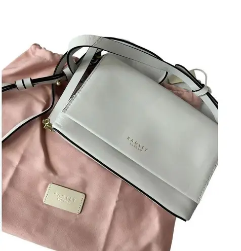 Radley London Hadley London Pearl white leather crossbody with dust bag