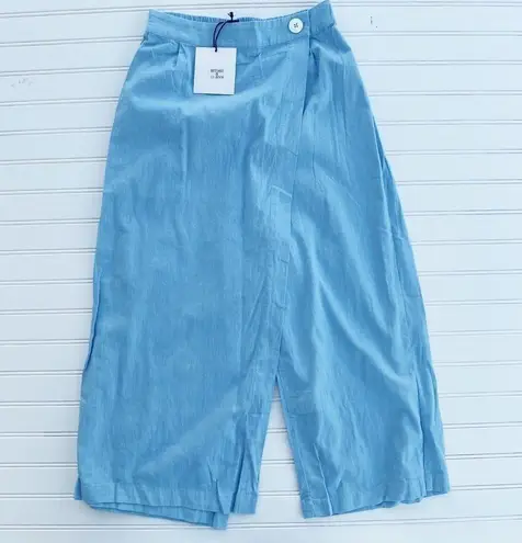 Very J Wide leg Crop pants Size L NEW