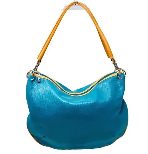 MAXX NEW YORK turquoise leather hobo bag