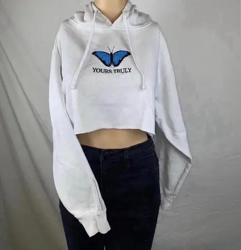 Butterfly hoodie White Size M