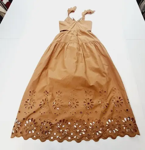 Karina Grimaldi Felicia Embellished Dress in Biscuit XS