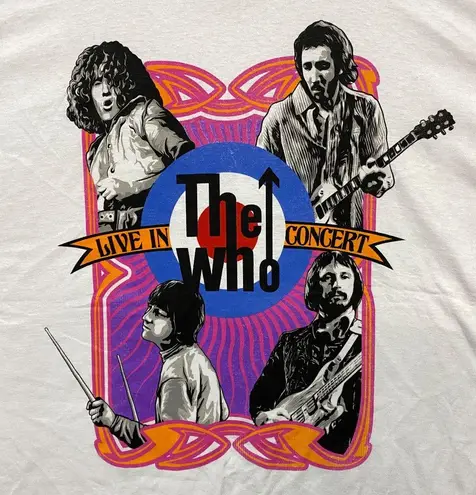 The Who Live in Concert Rock Band T-Shirt Size 1X