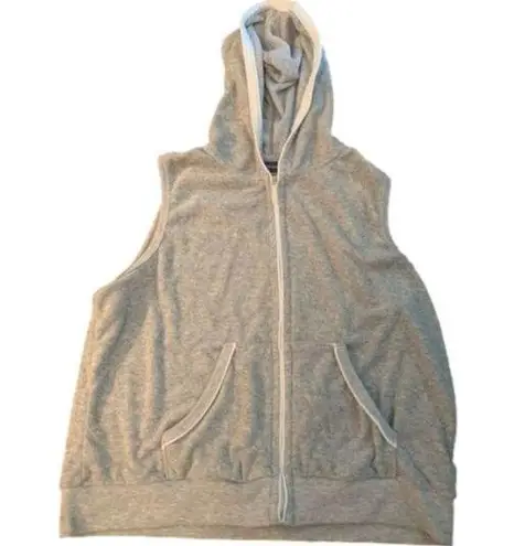 American Vintage Y2k Terry sleeveless hoodie