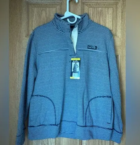 State Of Mind Sweater Wmns M Blue Stripe Organic Cotton Blend
Pullover NWT Blue Size M
