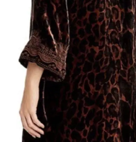 Johnny Was Maude heavily embroidered velvet duster jacket NWT