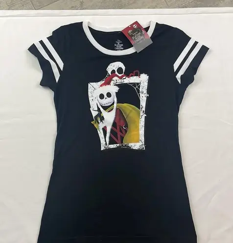 Disney  Nightmare Before Christmas Juniors Graphic Tee Jack Skellington Large NWT