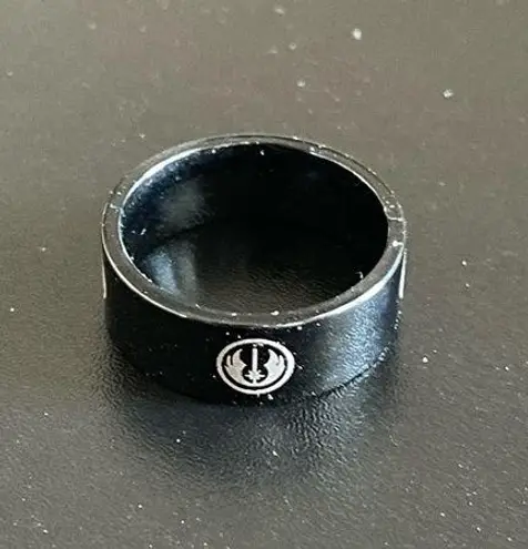 Star Wars Black stainless steel ring size 9