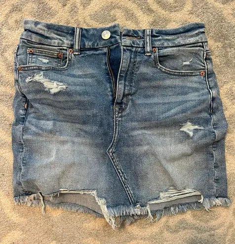 American Eagle Jean Mini Skirt