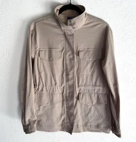Kit and Ace Women’s Utility Jacket Size Small Beige/Taupe Stretch Tan