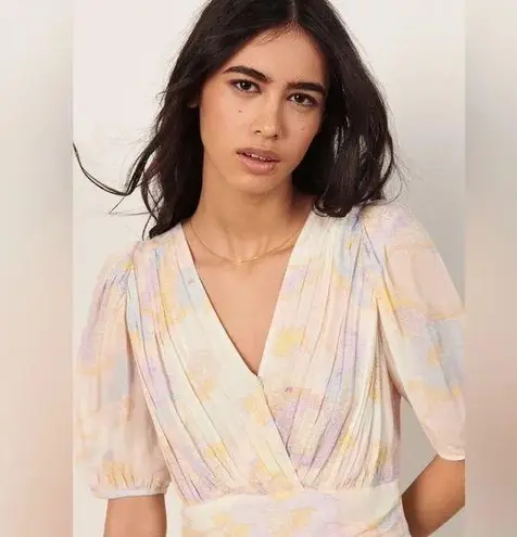 Ba&sh Noam Puff Sleeve Mini Dress - NWT Size M